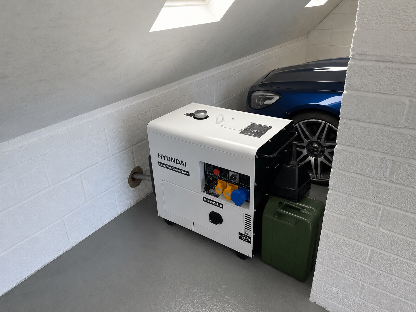Generator installation for remote Highland property